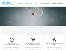 Tablet Screenshot of data-blue.de